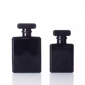 20ml 30ml 50ml 100ml Square Shape Black Perfume Glass Bottle Spray China