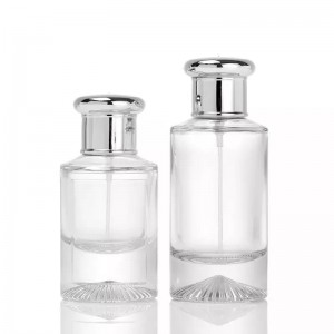 High End 25ml 55ml Custom Round Thick Bottom Perfume Spray Bottles