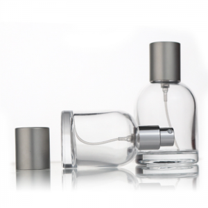 Luxury Cylinder Refillable Spray Perfume Bottle 30ml Glass Bottle For Men And Women