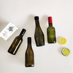Wholesale Empty 187ml Small Mini Glass Wine Bottle with Screw Cap