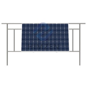 Sistema de montaxe solar para balcón