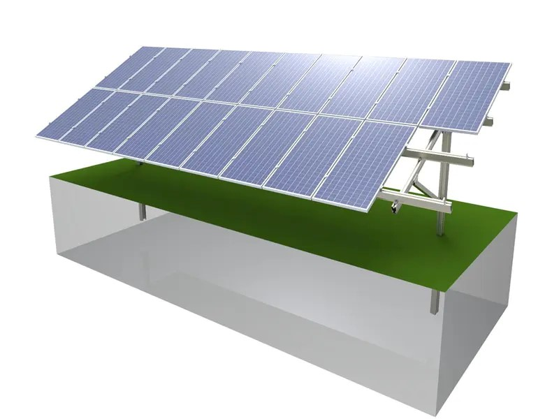 Sistema de montaje post-solar