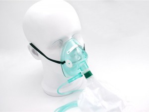 Medical PVC Non-rebreath Oxygen Mask with Reservoir Bag