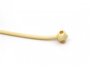Silicone Coated Disposable Pezzer Drainage Natural Latex Malecot Catheter