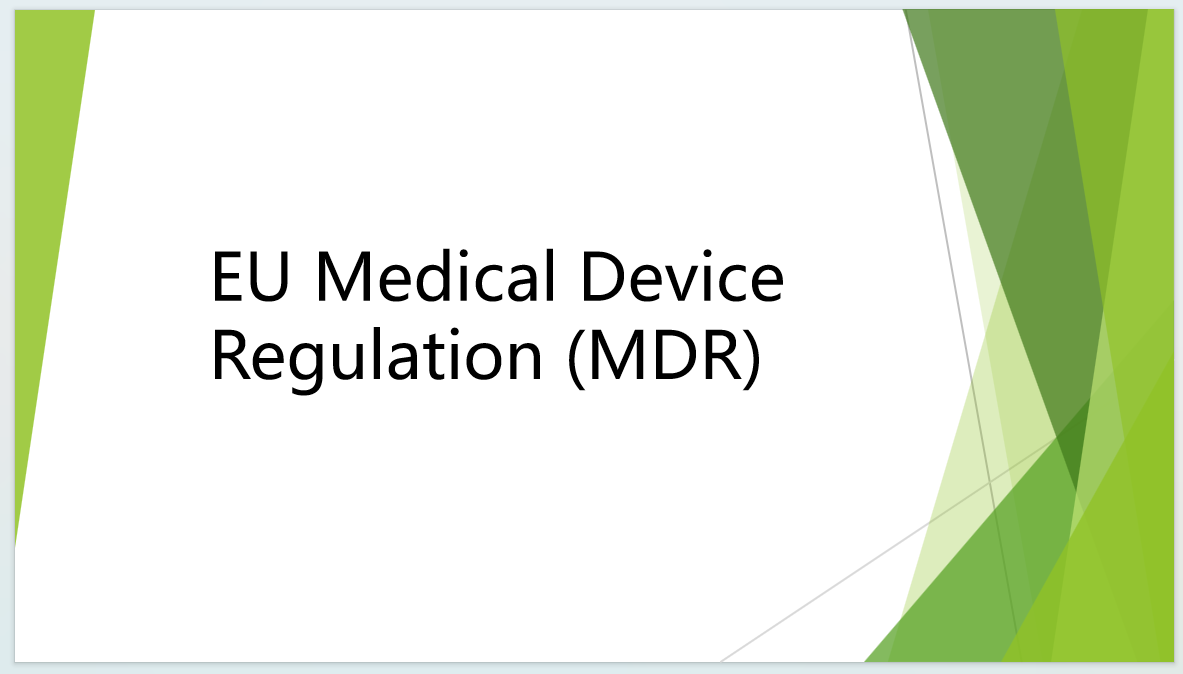 Hitec Medical MDR training -Definition of MDR Terms （Part 2）
