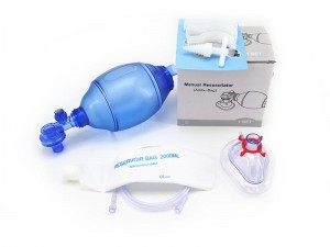 Disposable Infant Child Adult PVC Silicone Manual resuscitator Ambu bag