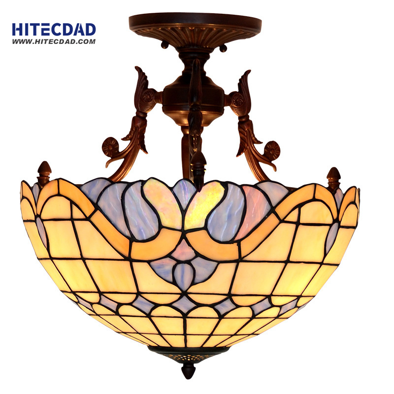 Vintage stained glass creative dining room lights