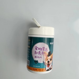 OEM Pet Nutritional Supplement Dog Beauty Hair Tablets For Pet