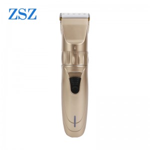 SHOUHOU S25 USB Interface Charging Hair Trimmer, titanium fixed blade + ceramic moving blade R‑shaped for Hair 1200mAh lithium battery 18650 type Professional hair clipper