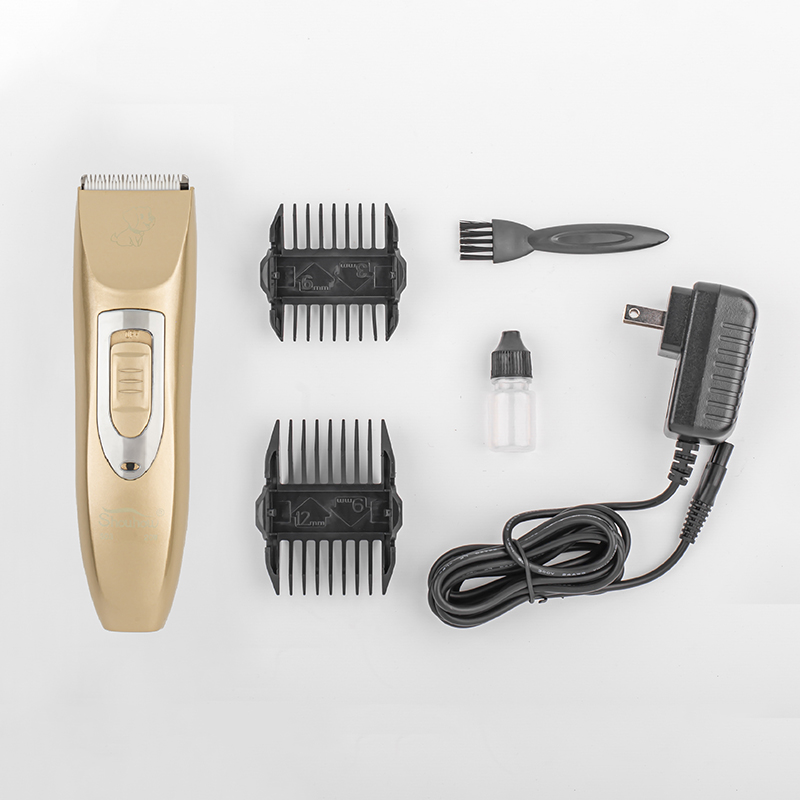 SHOUHOU Electric Pet Clipper S03, Trimmer, Hair Grooming, Long Endurance, Safe Round Cutter Head, Low Noise, Cordless, 2000mAh, Rechargeable, Ceramic Cutter Head, No Stuck, Stainless Stell, Pet Accessory