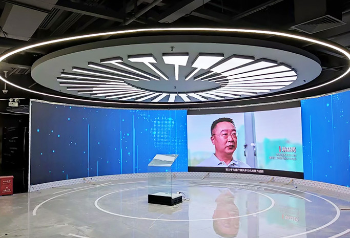 Siseruumides P1.875 - Huawei peakorteri näitusesaal Shenzhenis -50 m2