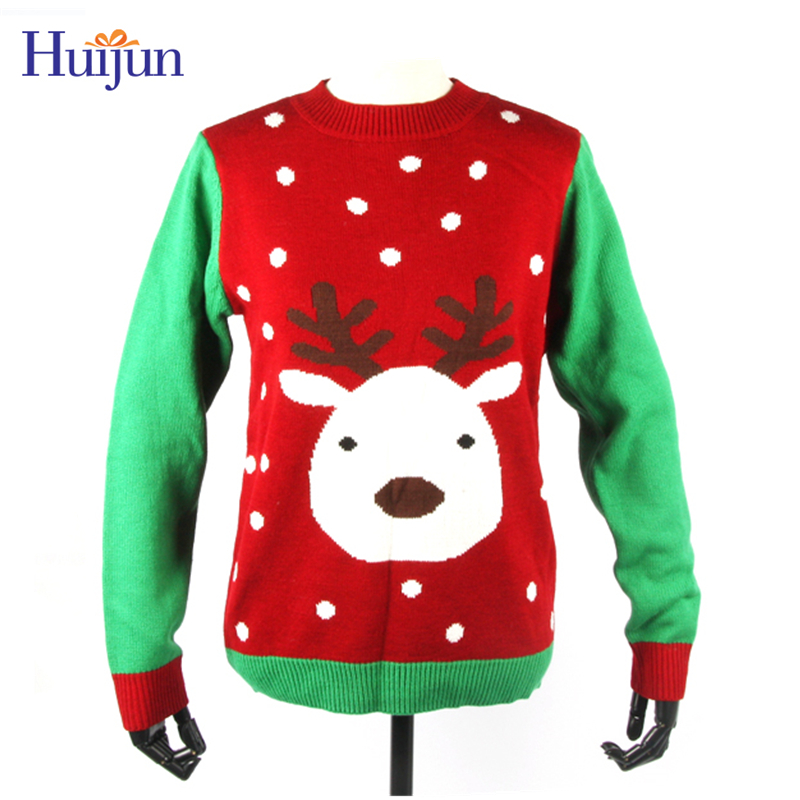Novelty Adult Christmas Reindeer Ugly Sweater Christmas Jumper