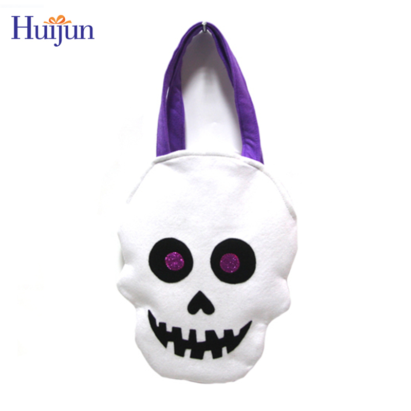 Custom Halloween Spooky Skull Tote Bag Beg Tangan Parti