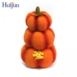 Halloween Automn Fall Harevst Thanksgiving Fabric Dekorasi Labu Oranye