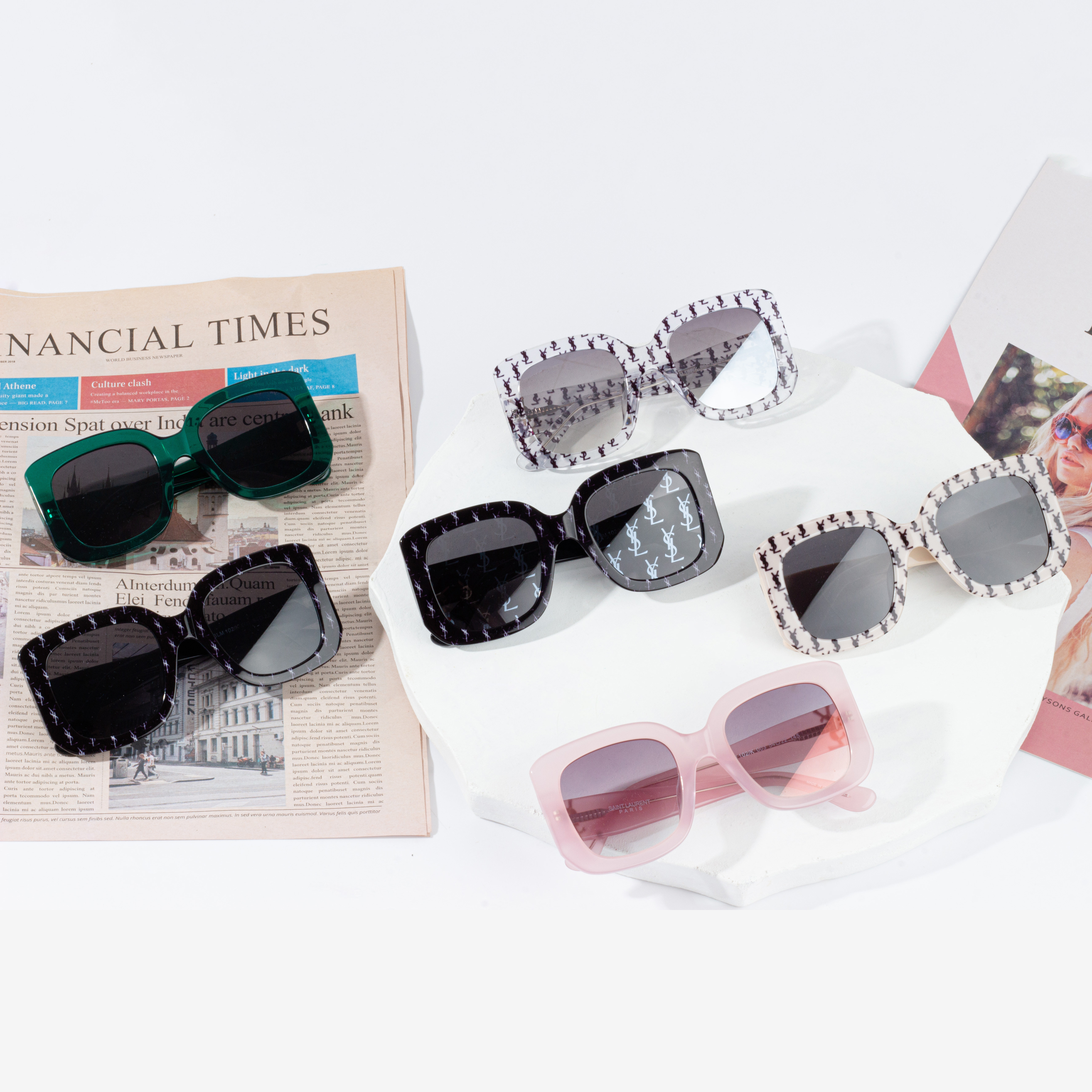 China Gold Supplier for Mirror Lens Sunglasses - ladies luxury sunglasses designer – HJ EYEWEAR