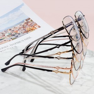 retro metal eyeglasses frame eyewear