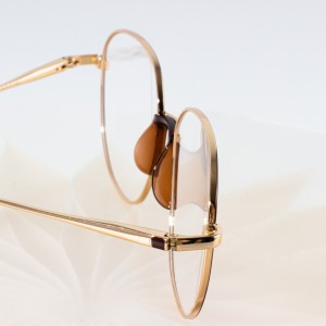 Fashion female luxury metal optical frames