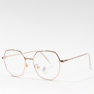 metal retro eyewear optical glasses for women