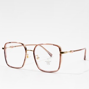 metal eyeglasses frames vintage thin blue light blocking retro eyewear