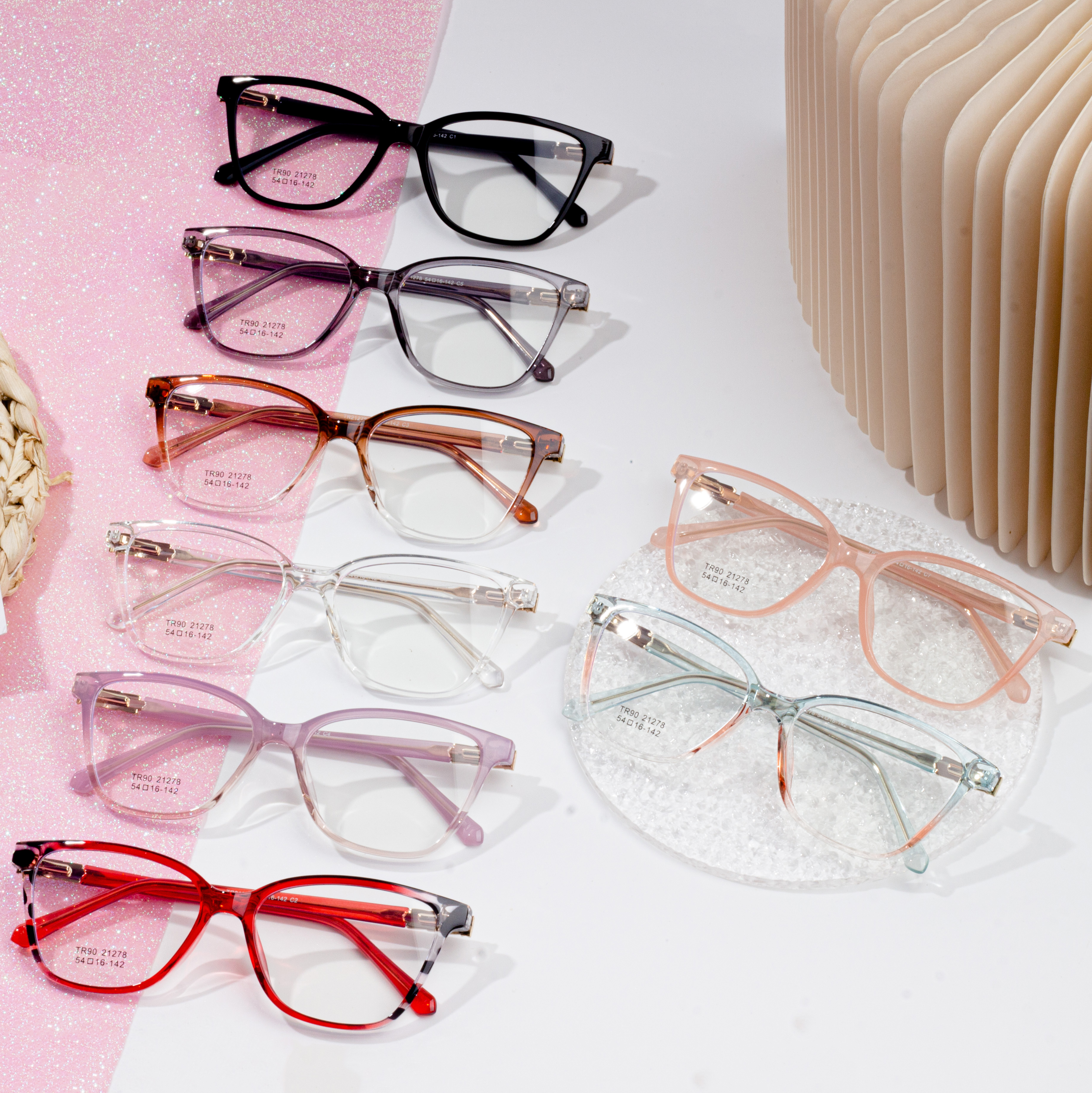Fast delivery Red Eyeglass Frames - Hot sales TR90 cateye eyeglasses frames – HJ EYEWEAR
