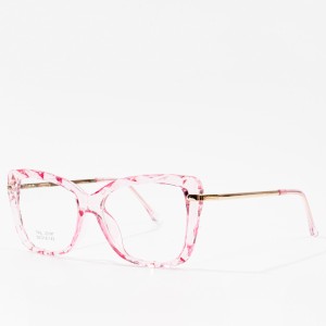 TR Oversized Glasses Transparent Eyeglasses for lady