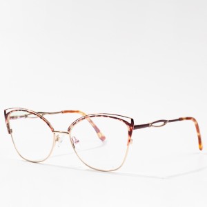 Trendy Anti blue light Hot selling Metal Cat Eye Optical Eyeglasses Frames
