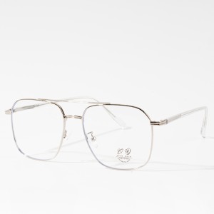 Simple Trend  Metal Glasses Women Fashion Casual Glasses