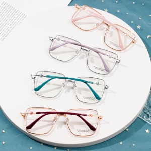 cartoon titanium frame girls glasses