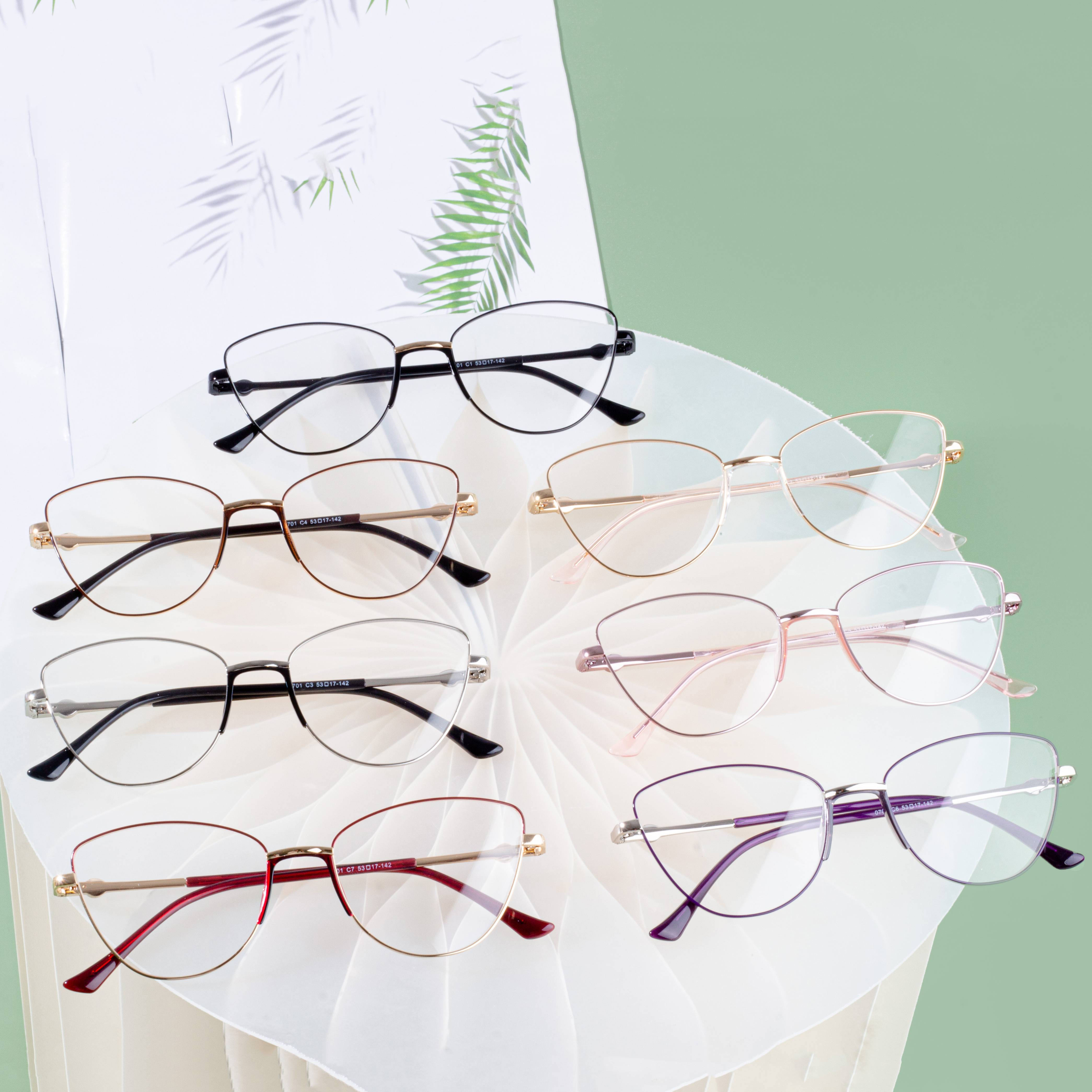 Factory Price Metal Frames Glasses - Lightweight Stainless Optical Frame Women Metal Glasses – HJ EYEWEAR