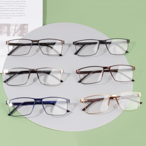 Ready stock men metal eyeglasses with high quality