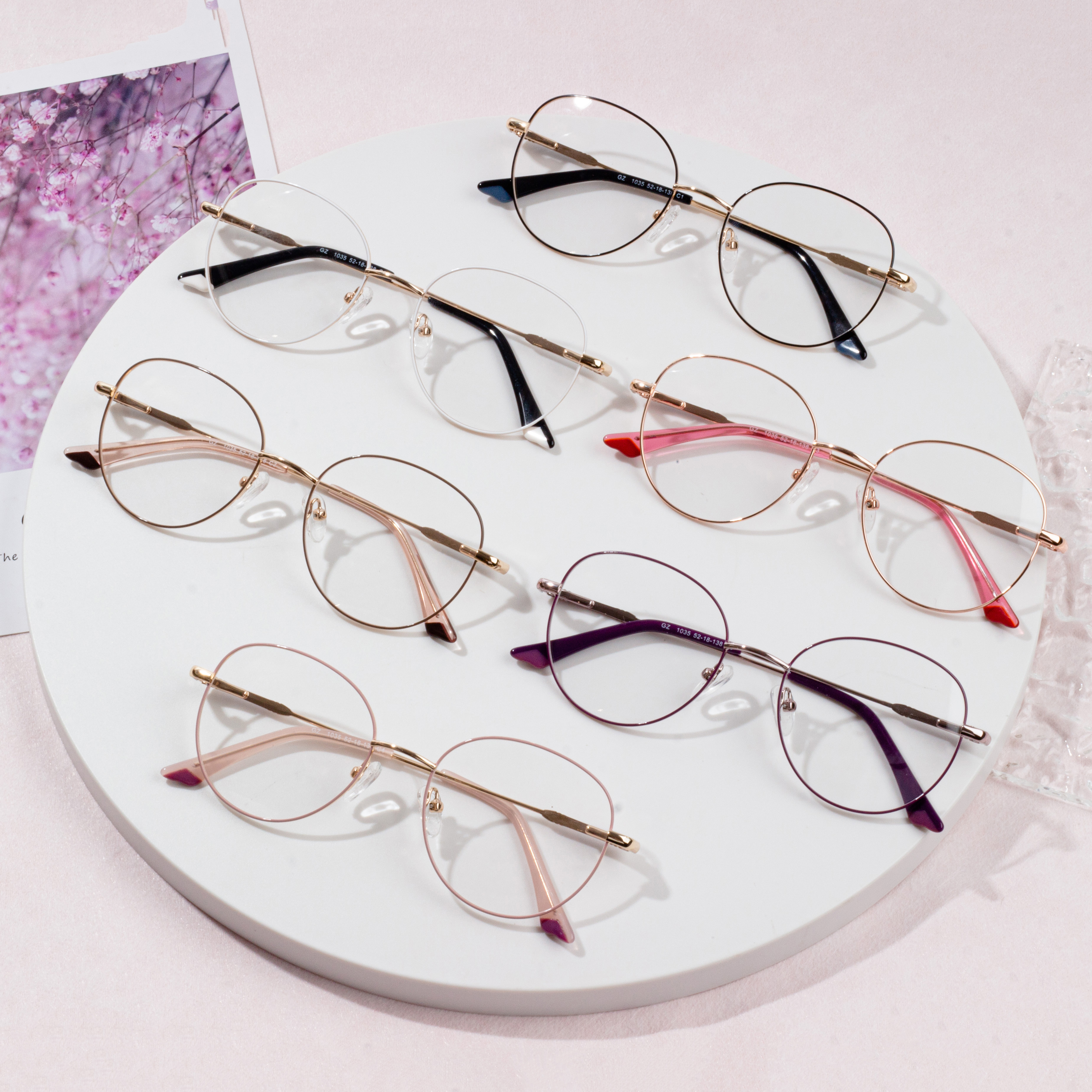 colorful eyeglass frames