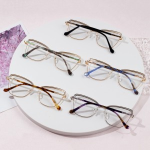 New Metal Optical Glasses Frames Women