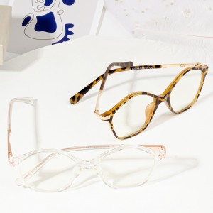 clear eyeglass frames women IP plating