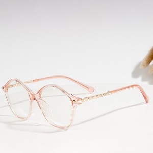 clear eyeglass frames women IP plating