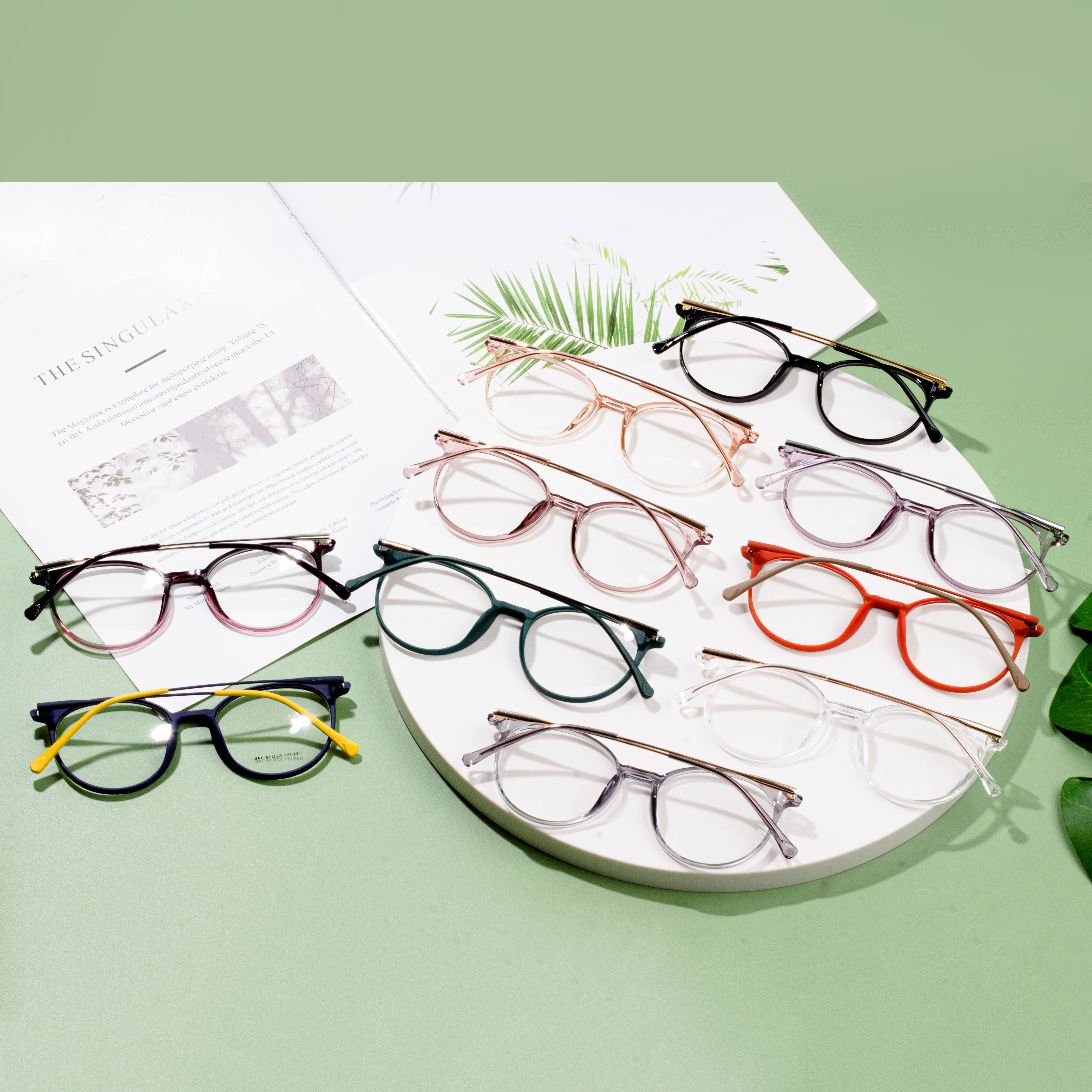 Hot Sale for Titanium Frames - Best Selling Cat Metal Eyeglasses Frame for Women – HJ EYEWEAR