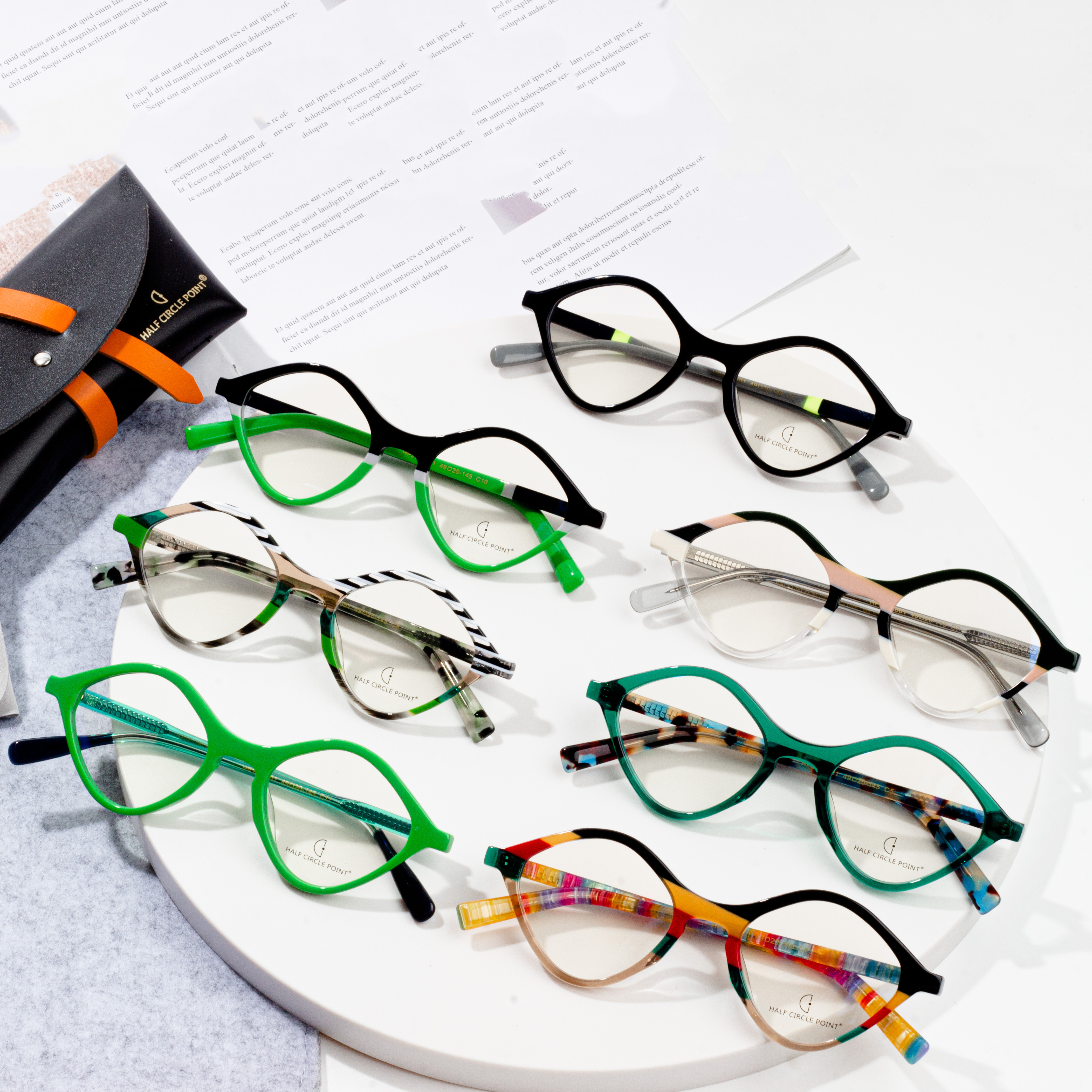Wholesale Unisex Male Female Acetate eyeglasses frames Featured Image