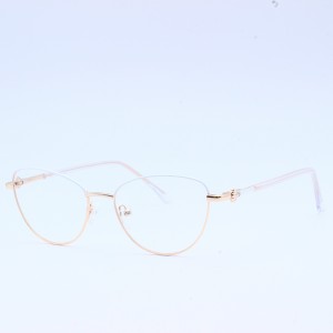 Metal Spring Hinge Cat Eye Glasses Frames