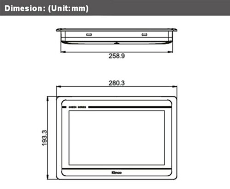 গুড সেলিং কিনকো 10.1″ HMI GL100 হিউম্যান মেশিন ইন্টারফেস বৈশিষ্ট্যযুক্ত ছবি