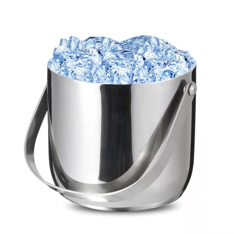 European stainless steel butterfly ice bucket champagne bucket ice bucket ice bucket wine bucket bar wine set bar room ice bucket
