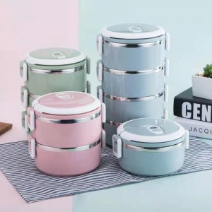 stainless steel insulation multilayer lunch box