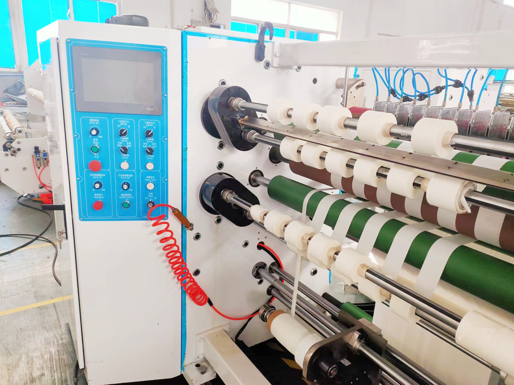 Manufacturer for Bopp Tape Slitting Machine - HJY-FQ09 Medical Tape Slitting And Rewinding Machine – Haojin detail pictures