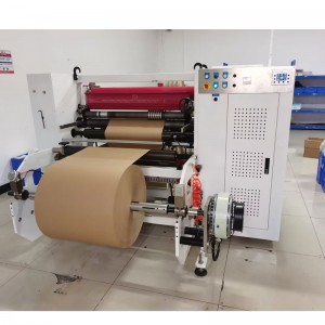 Hjy-Fq08 High Quality Large Diameter Roll Pet Tape Industry Tape Slitting Rewinding Machine