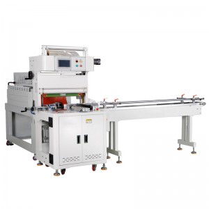 PE film heat oven tunnel thermal Bopp tape shrink wrap packing machine
