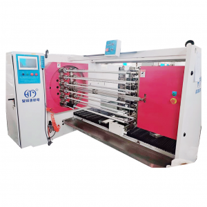 Ordinary Discount Roll Cutting Machine Pvc - HJY-QJ12 Twelve Shafts Tape Cutting Machine – Haojin
