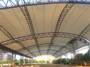 Large span Steel Truss with PVDF membrane structure for National University of Defense Technology