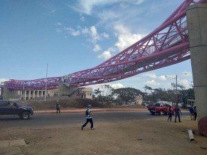 Steel truss bridge in Nicaragua. Length : 110m