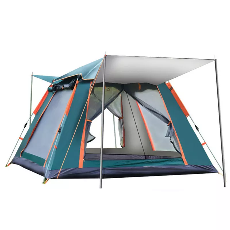 Lulusky Hiking Equipment Tent Camping 4 Person Family Waterproof Tent Camping Outdoor Items