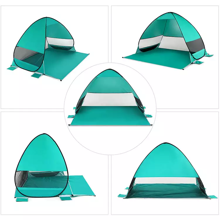 Lulusky Ultralight Waterproof Automatic Pop-Up Canopy Sun Shelter Play Beach Camping Pop Up Tent