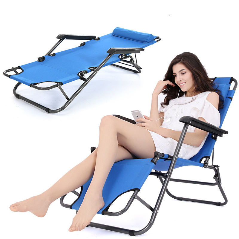 Lulusky OEM ODM Lay Flat Reclining Beach Chairs Zero Gravity Camping Chair Brands STY001