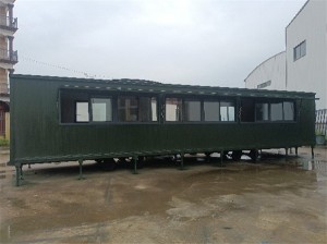 11.8m Transportable Steel Metal Building Removable Trailer Container House Trail